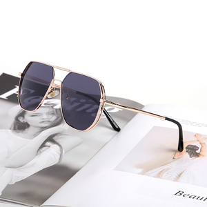 Gafas De Sol polarizadas De piloto para hombre, lentes De Sol redondas De diseño clásico, protección UV400 - Product Image 1