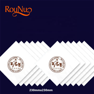 Rounuo fabrik logo bedruckte papier serviette, 2 lagen - Product Image 2