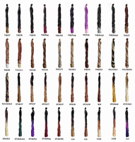150g 12-28 Inches Colorful French Curl Braiding Hair Spiral Curl Body Wave Braided Hair Luxury Silky Curl Braids