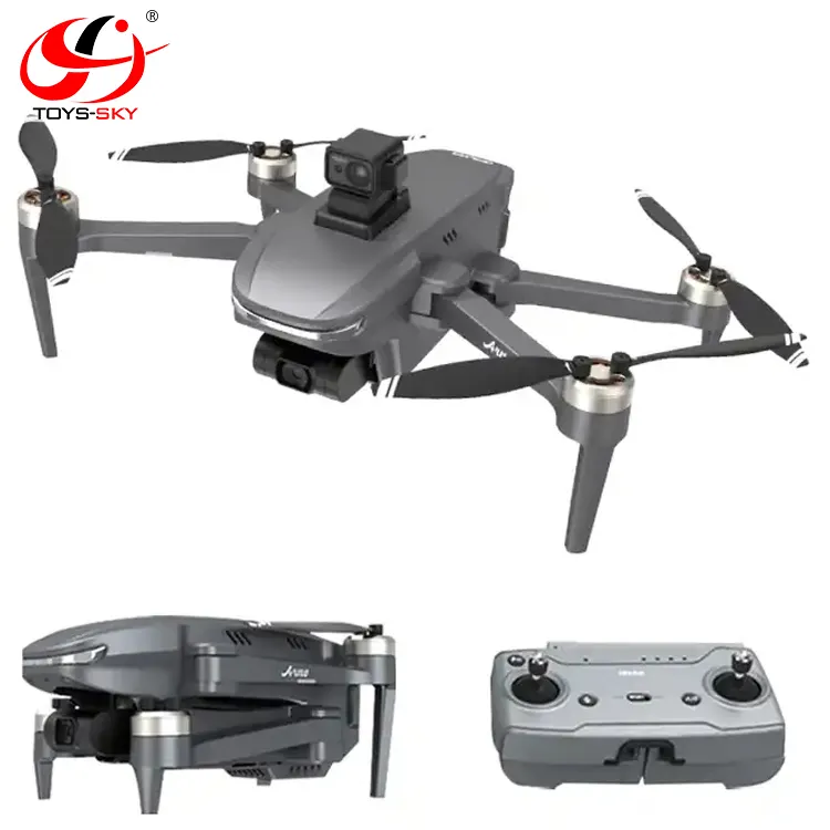 Cfly df809e aron se plus drone quadricóptero, obstáculo a laser, evitação, quadricóptero rc 5km, câmera profissional de 3 eixos, presente para fotografia