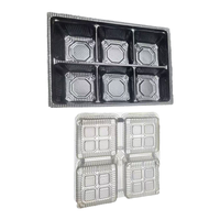 Plateau en plastique transparent personnalisé pour pralines, bonbons, biscuits, truffes, emballage, plateau d'insertion