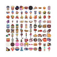 Vente en gros de breloques pour chaussures en PVC souple pas cher Cartoon Drink Cup Snack Sandals Australian Fast Food Clog Accessories