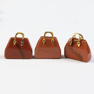 Borsa in <span class=keywords><strong>Pietra</strong></span> Naturale, Cristallo Curativo, Cristalli Tagliati a Mano all'Ingrosso per Decorazione Casa - Product Image 6