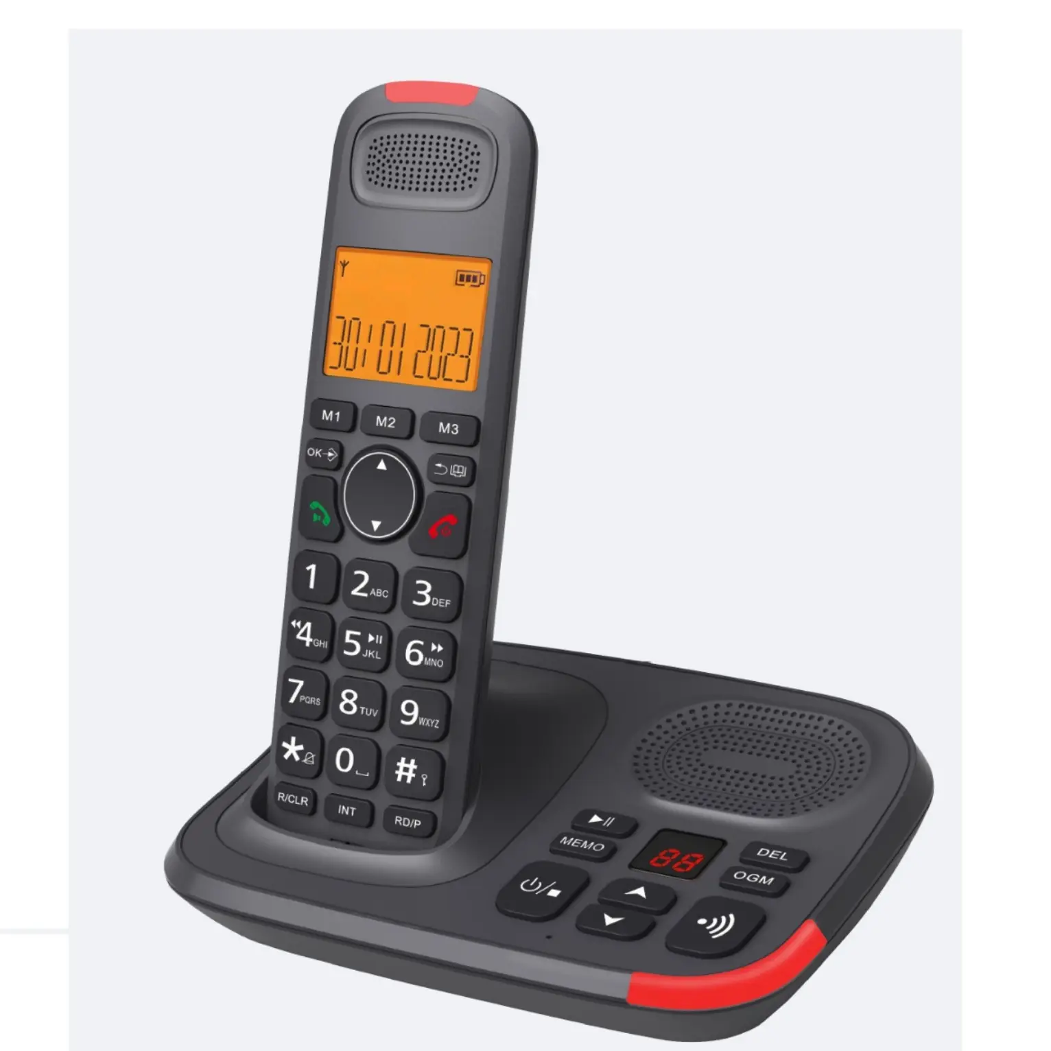 DECT telepon nirkabel portabel Analog telepon pemanggil ID telepon DECT kepatuhan nirkabel Desktop telepon 2024