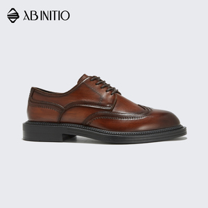 Moda de lujo con clase Formal Caballero Derby Zapatos de vestir para los hombres de cuero genuino - Product Image 2