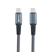Câble portable magnétique tressé 100W USB Type C USB2.0 1M/2M/3M Câble de données de charge super rapide pour tous les téléphones portables Câble 5A