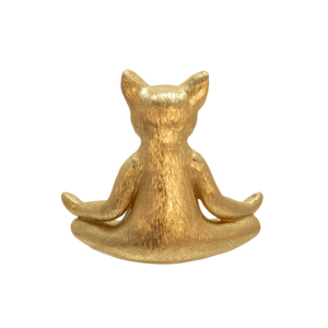 Statuetta di Gatto Yoga in Resina, Scultura Decorativa per Meditazione, per Casa, Ufficio, Bagno - Product Image 4