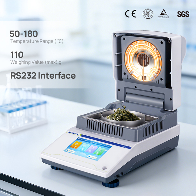 China Lichen Brand Precision Water Measurement Laboratory Food Moisture Analyzer Moisture Meter for Grain