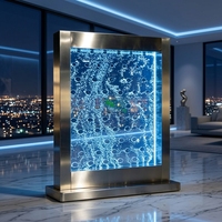 Paravent LED mobile sur mesure pour mariage, effet de danse, mur de bulles d'eau en acrylique pour intérieur, panneau décoratif moderne pour la maison
