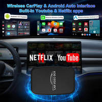 Boîte intelligente 2 en 1 Magic Streaming Carplay Ai, adaptateur sans fil Car Play, dongle pour Android Apple Iphone, électronique automobile