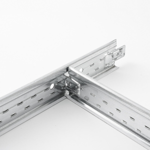 Fournisseur direct d'usine en gros, profilé <span class=keywords><strong>de</strong></span> plafond en acier galvanisé en forme <span class=keywords><strong>de</strong></span> T, ignifuge, résistant à la corrosion, installation facile pour - Product Image 5