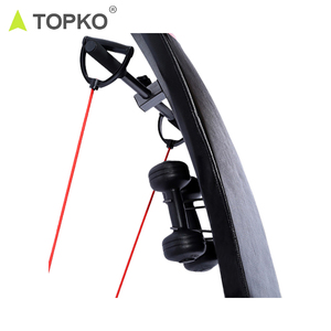 TOPKO Tập Thể Dục Phòng Tập Thể Dục Có Thể Điều Chỉnh Đa Mục Đích Đào Tạo Băng Ghế Dự Bị Ab Tập Thể Dục Quả Tạ Trọng Lượng Băng Ghế Dự Bị Với Ban Nhạc Kháng - Product Image 4
