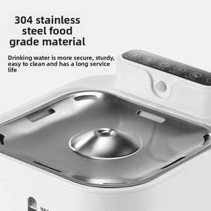 Fontaine à eau pour animaux de compagnie de haute qualité, écologique, <span class=keywords><strong>en</strong></span> acier inoxydable, 4L, avec batterie, distributeur d'eau sans fil, intelligent et automatique pour chats - Product Image 4