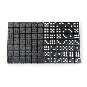 High Quality Wholesale 12mm Acrylic Black White Mini Standard Pixel Gaming D6 <strong>Dice</strong> <strong>Set</strong> for Math Teaching Board Games - Product Image 2