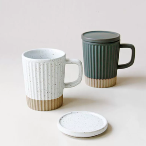 Mug à café et à thé en porcelaine au design de dessin animé personnalisable, sans danger pour les aliments, réutilisable, cadeau d'entreprise avec options de logo et de design - Product Image 2