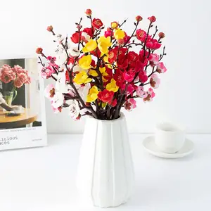Noblyou Verkauf Pflaume Großhandel Single Linglong künstliche Winters üße Hochzeit Home Dekoration Simulation Blume