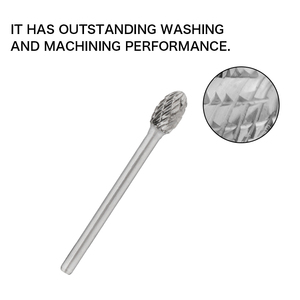 Cắt đôi Vonfram cacbua quay với đầu cacbua rắn và chân thép hàn cacbua quay <span class=keywords><strong>Burr</strong></span> khoảng trống - Product Image 3