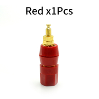 Bornes rouge et noir, connecteur d'amplificateur, borne de liaison, poste banane, prise de haut-parleur, prise adaptateur