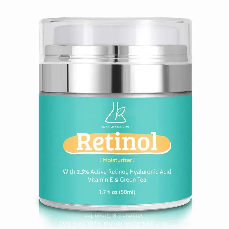 Nueva crema facial blanca reafirmante de retinol para hombres y mujeres, la mejor crema de noche blanqueadora antienvejecimiento y antioxígeno para la cara