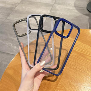 Pour <span class=keywords><strong>Apple</strong></span> <span class=keywords><strong>Iphone</strong></span> 16 15 14 13 Promax étui de téléphone portable Transparent or bouclier Anti-chute anti-rayures <span class=keywords><strong>coque</strong></span> de téléphone - Product Image 4