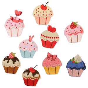 Cupcake Embroidered <b>Iron</b> On Patch - Product Image 1