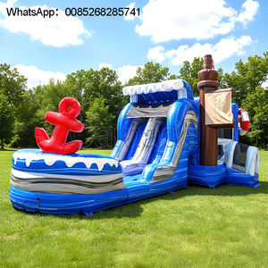 Videurs commerciaux maison de rebond gonflable château sautant piscine videur combinée avec toboggan château gonflable gonflable - Product Image 3