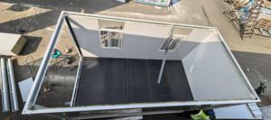 Cinese Mini impermeabile prefabbricato prefabbricato casa Mobile pieghevole contenitore pieghevole <span class=keywords><strong>in</strong></span> <span class=keywords><strong>legno</strong></span> e acciaio Mobile negozio di alloggiamento - Product Image 4