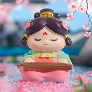 Figurine de dame de la dynastie Tang Yu Mo, boîte mystère, artisanat en résine, ornement fait main, cadeau pour la décoration de la maison - Product Image 1