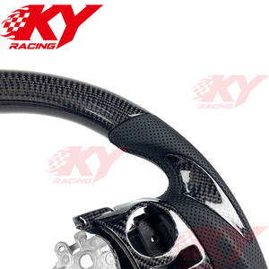 Volante de Coche Personalizado de Fibra de Carbono y Cuero Genuino para Lexus IS250 IS300 IS350 GS350 GS300 NX RC F RX ES LC500 2010-2024 - Product Image 2