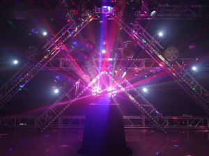 <span class=keywords><strong>WF</strong></span> lumières rotatives colorées contrôle du son cristal boule magique lumière laser pour salle de fête ktv - Product Image 5