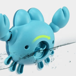 Giocattoli da Bagno Estivi Bestseller, Simpatici Animali Cartoon a Forma di Granchio in Plastica, Giocattoli da Bagno a Carica Meccanica per Neonati - Product Image 3