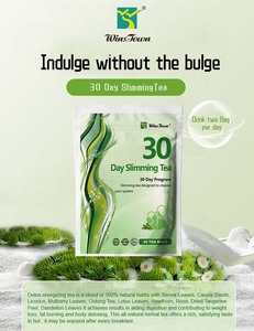 Té desintoxicante herbal de 30 días de WinsTown OEM Private Labels, limpieza natural del cuerpo, apoyo al bienestar, suplemento herbal desintoxicante, 30 bolsitas de té. - Product Image 5