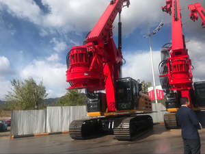 SR395-S Ağır Hizmet Tipi 130 Ton Yüksek Performanslı 106 <span class=keywords><strong>m</strong></span> Maks. 2500 mm Sondaj Derinliği, Güçlü Motorlu Sondaj Çapı, İndirimli - Product Image 4