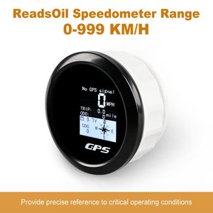 Compteur de <span class=keywords><strong>vitesse</strong></span> <span class=keywords><strong>GPS</strong></span> Kit d'odomètre pour bateaux, voitures et camions 3-3/8 pouces Jauge de <span class=keywords><strong>vitesse</strong></span> 85mm Compteur km/H DC12V 24V avec antenne de capteur <span class=keywords><strong>GPS</strong></span> - Product Image 5