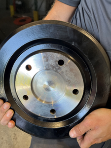 Puleggia per Cinghia Trapezoidale in Ghisa di Alta Qualità, Grande Dimensione, Pulegge Industriali per Cinghie Trapezoidali con Supporto per Personalizzazione OEM - Product Image 5