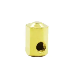 cheap M4 brass screw terminal with electrical silver contact rivets