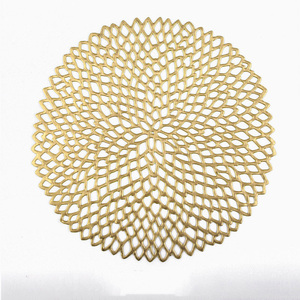 Tapis et sous-plats en vente chaude, sous-plats lavables, sous-plats ronds creux, sous-plats ronds en PVC - Product Image 2