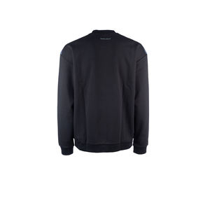 เสื้อสเวตเตอร์สำหรับผู้ชายผ้า60% recycledpolyester, ผ้าฝ้าย40% EA7 60% recycledpolyester, ผ้าฝ้าย40% สีดำ - Product Image 2