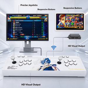 Consola de Videojuegos Arcade para 2 Jugadores, Joystick Doble, 26800 Juegos Retro, Plug and <span class=keywords><strong>Play</strong></span>, Caja de Video HD para Salón Familiar, Noche de Juegos en Familia - Product Image 4
