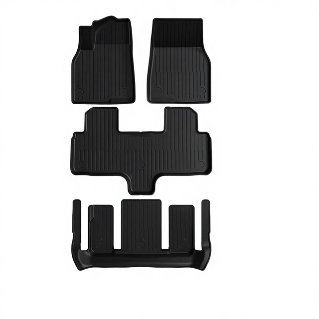 Fit Floor Mats Leapmotor C11 24-26 Left Hand Drive All Weather TPE 3.5mm Thick 3pcs Heavy Duty Anti-slip Full Set Coolcars