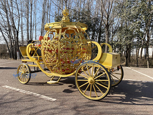 Carruaje de Cenicienta en Venta, Transporte Especial, Carruaje de Fantasía de Princesa Calabaza, Carruaje Eléctrico en Venta - Product Image 4