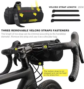 Bolsa de manillar de bicicleta de montaña de carretera personalizada bolsa delantera de bicicleta de viaje