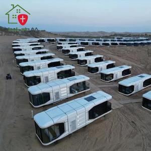 Villa moderna casas prefabricadas casa contenedor móvil remolque cápsula Oficina vaina con panel sándwich y acero para hotel-Noah Ark - Product Image 3