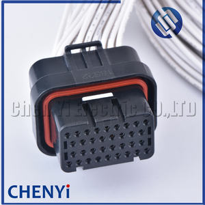 34 Pin/Way ECU Auto Computer Anschluss PCB Stecker Buchse Öl Gas Stecker Stecker Mit 2 Meter Kabel Draht 4-1437290-1 6437288-2 - Product Image 3