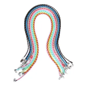 批发编织耳环延长器绳颈带可调节面部遮蔽挂绳玻璃挂绳