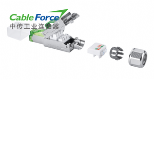 Connecteur blindé Cat 7 mâle SFTP 8P8C RJ45 à assembler, vente chaude - Product Image 2