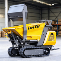 Mini Dumper sur Chenilles Multifonctionnel, Mini Transporteur sur Chenilles 800kg 500kg 400KG, Camion Benne pour la Construction