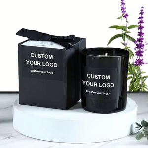Cera de Soya Promocional para Fabricación de Velas, Regalo Empresarial Personalizado, Frascos de Vidrio de Lujo - Product Image 1