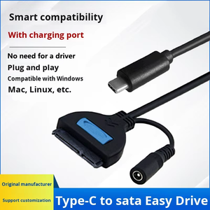 YH Type-C SATA 3A <span class=keywords><strong>s</strong></span>ạc nhanh dây dẫn đồng đóng hộp Cáp dữ liệu ổ đĩa trạng thái rắn di động cho máy tính giao diện 2.5/3.5inch - Product Image 5