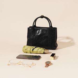 Sac quotidien minimaliste en similicuir souple, associé à un sac bandoulière vintage simple et grande capacité avec une bandoulière amovible - Product Image 5